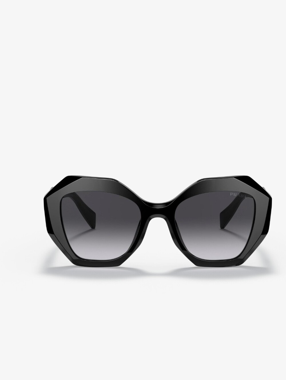 Prada Black 16WS Geometric Sunglasses